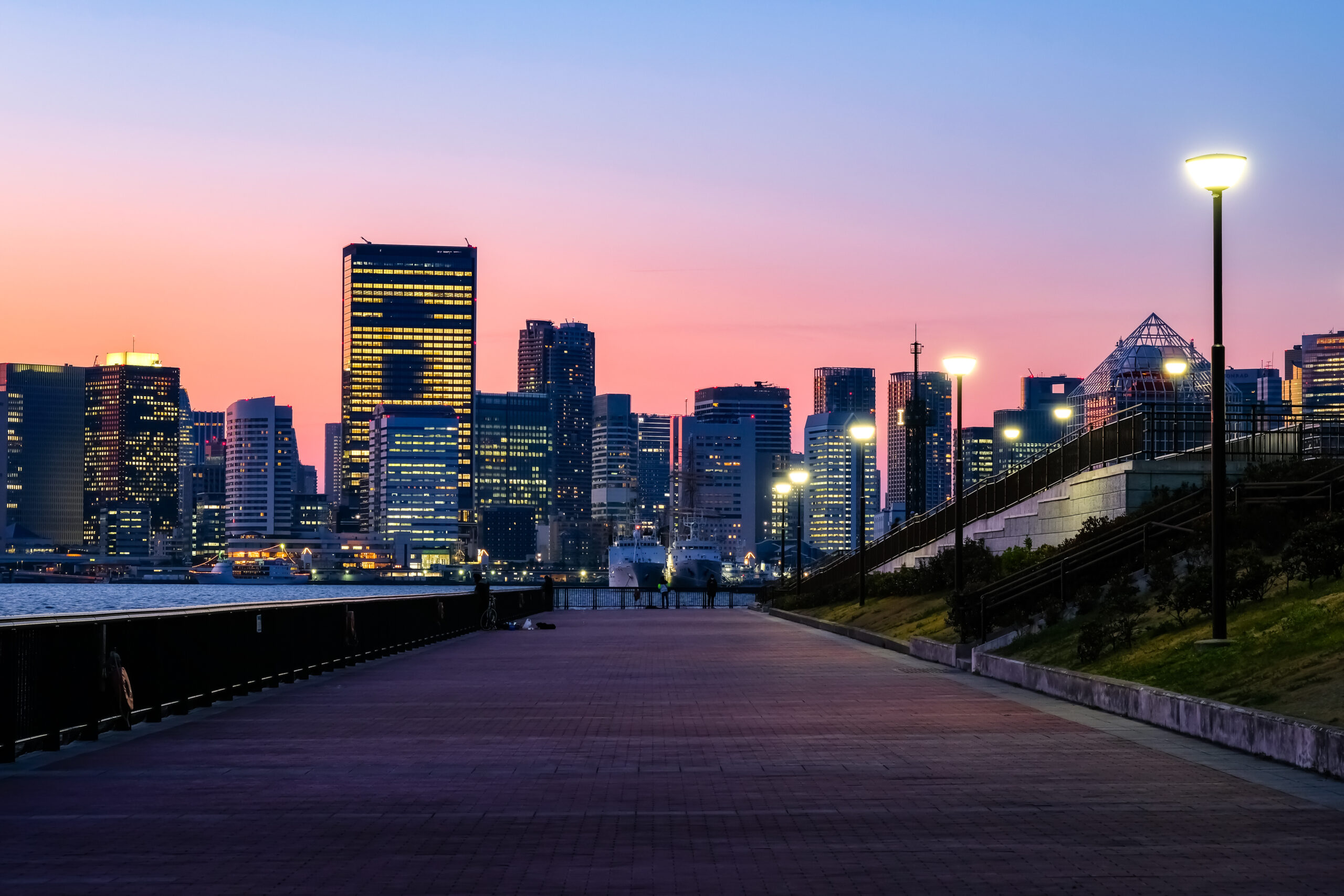 豊洲ぐるり公園の夜景